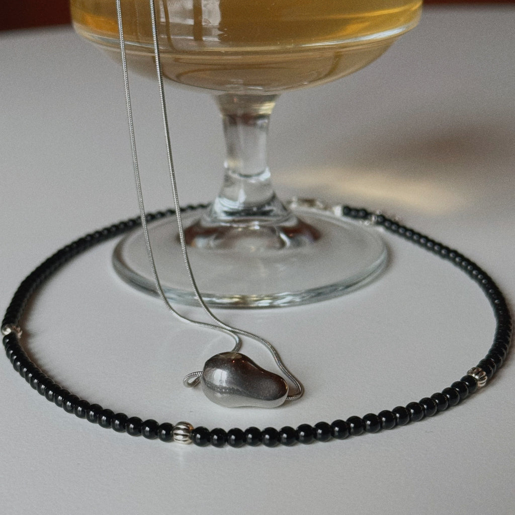 [Handmade] Stone Orb Necklace