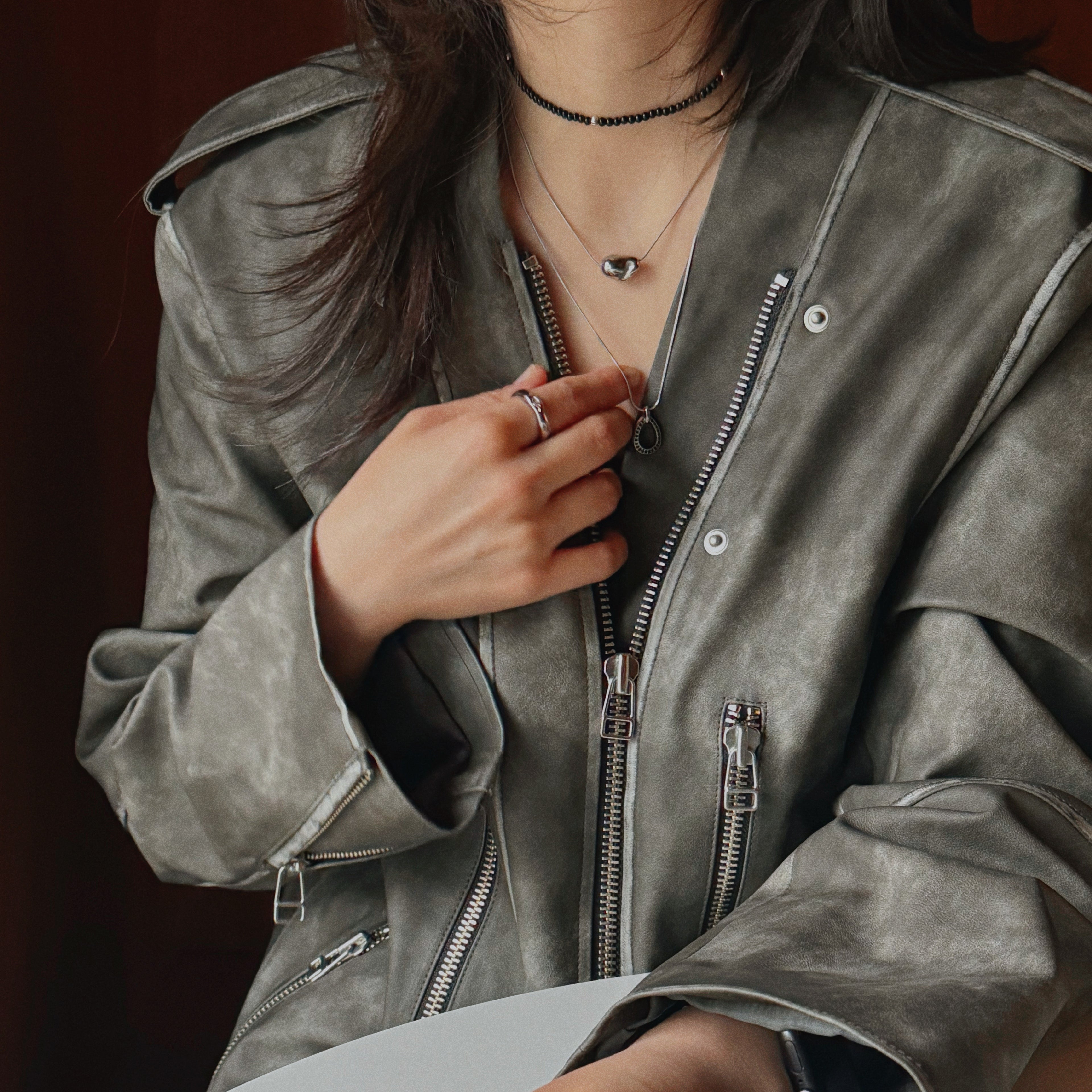 [Handmade] Black onyx necklace