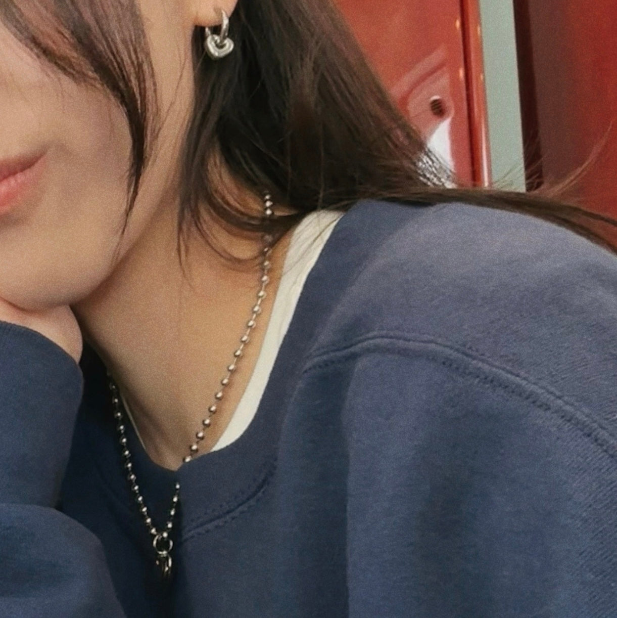 [Handmade] Silver Heart Necklace