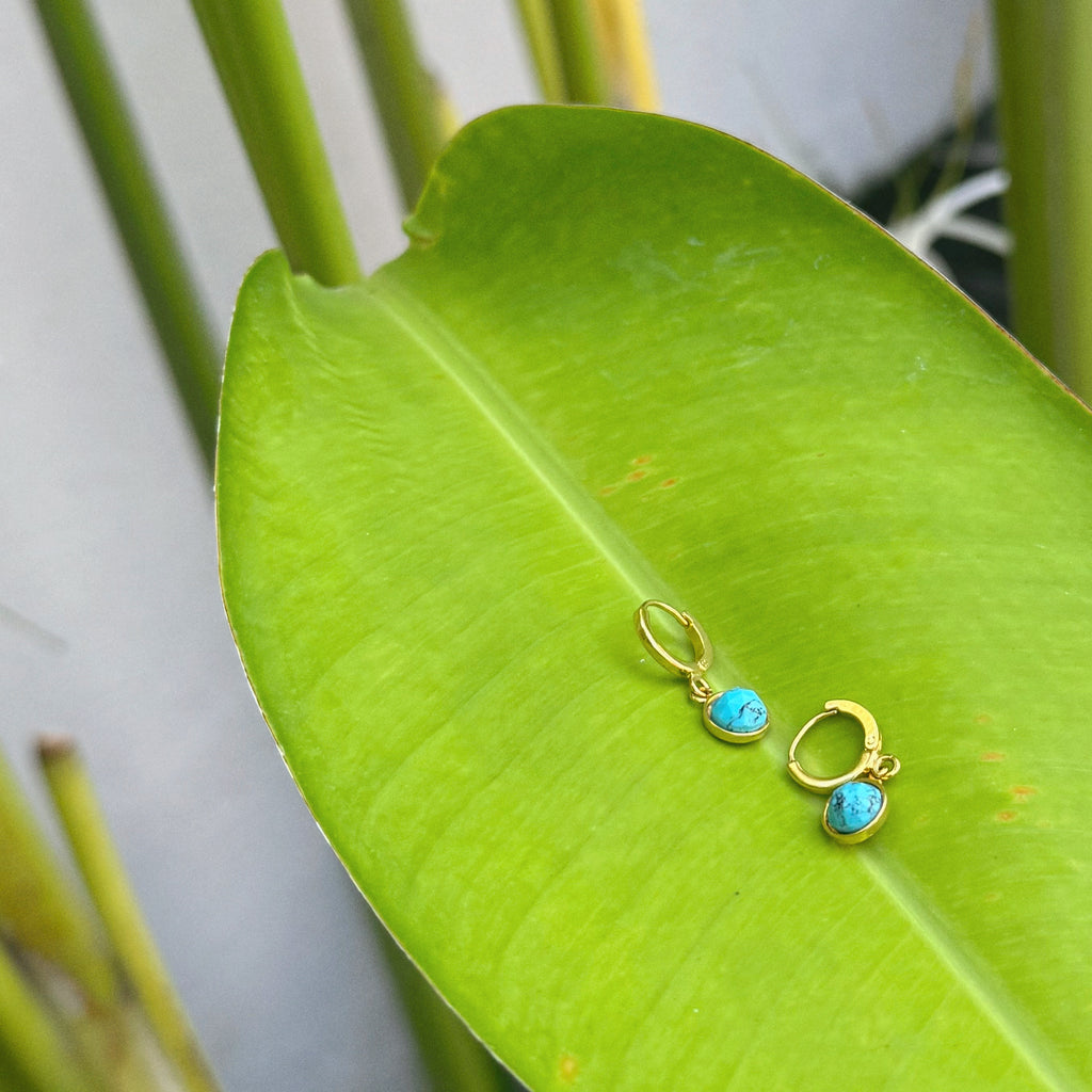Turquoise drop Earrings