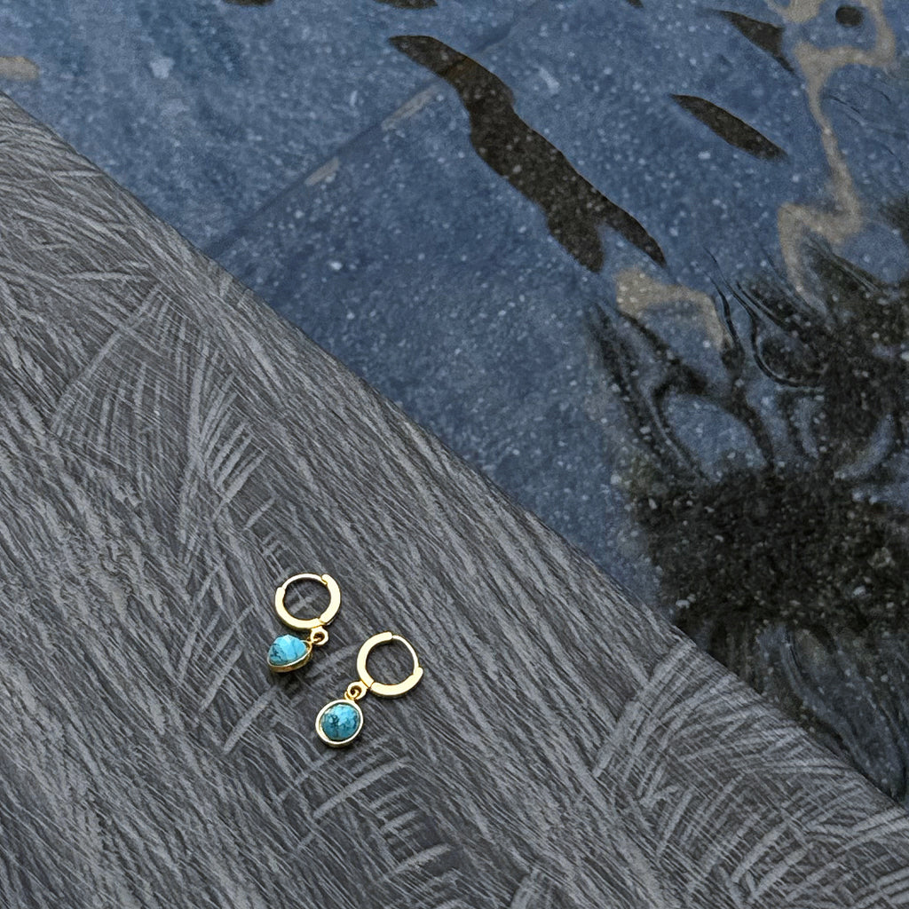 Turquoise drop Earrings