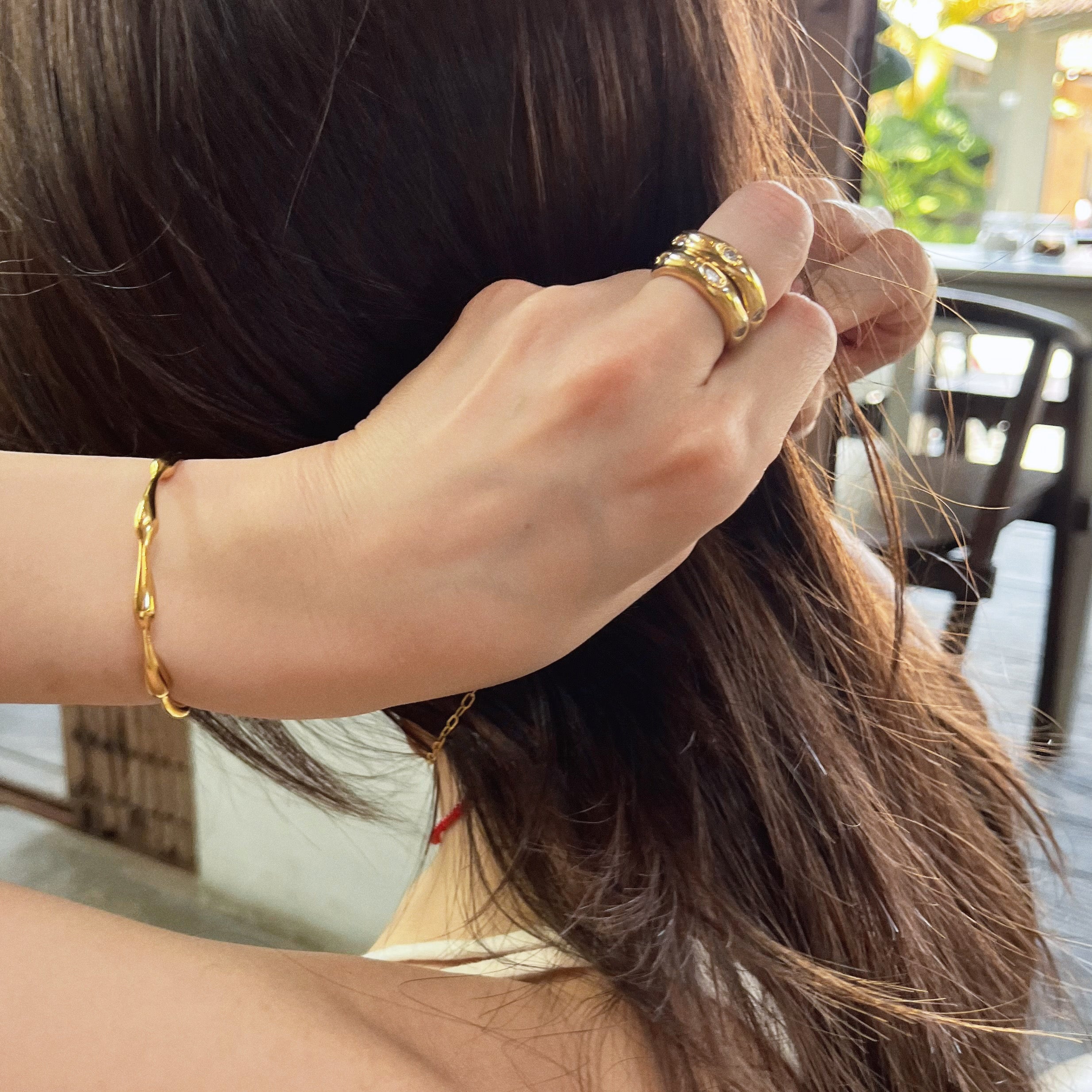 Wave cuff (Gold)