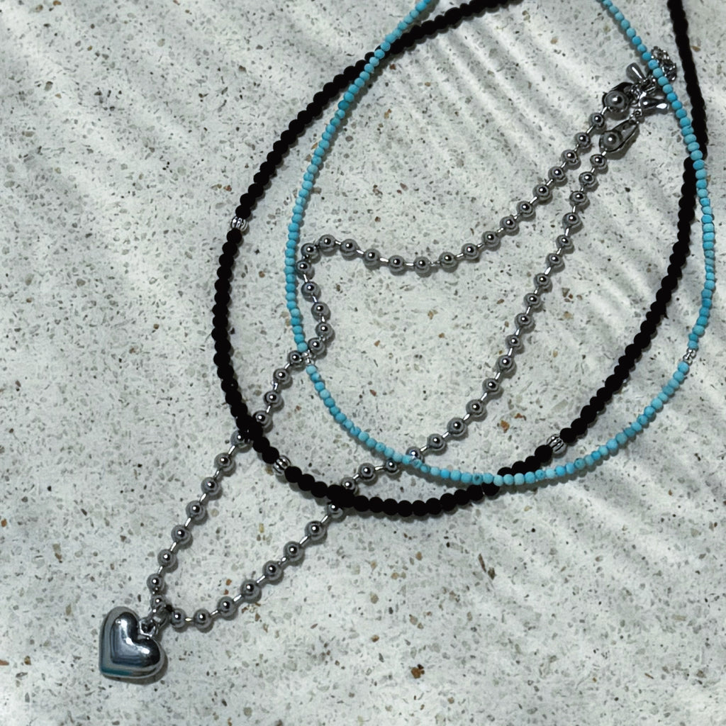 [Handmade] Silver Heart Necklace