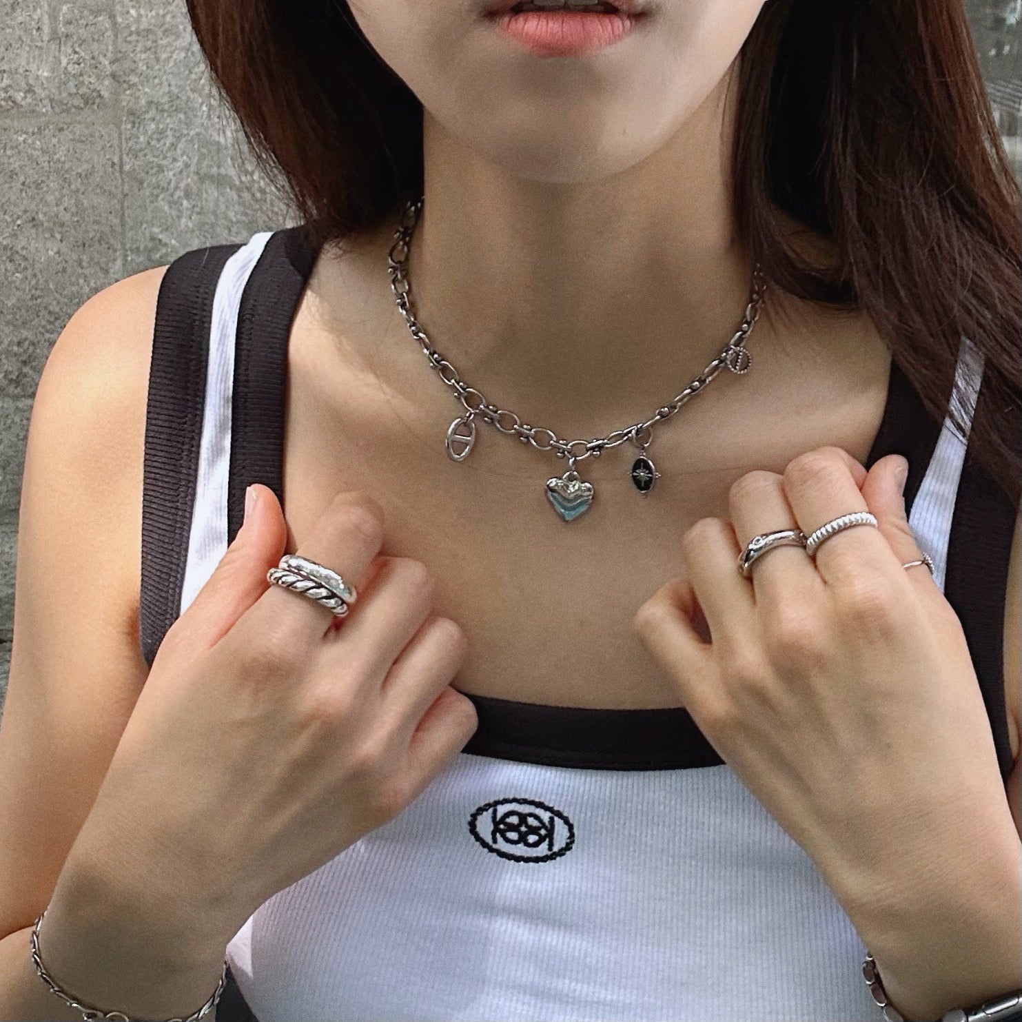 [Handmade] Charm Chain Necklace