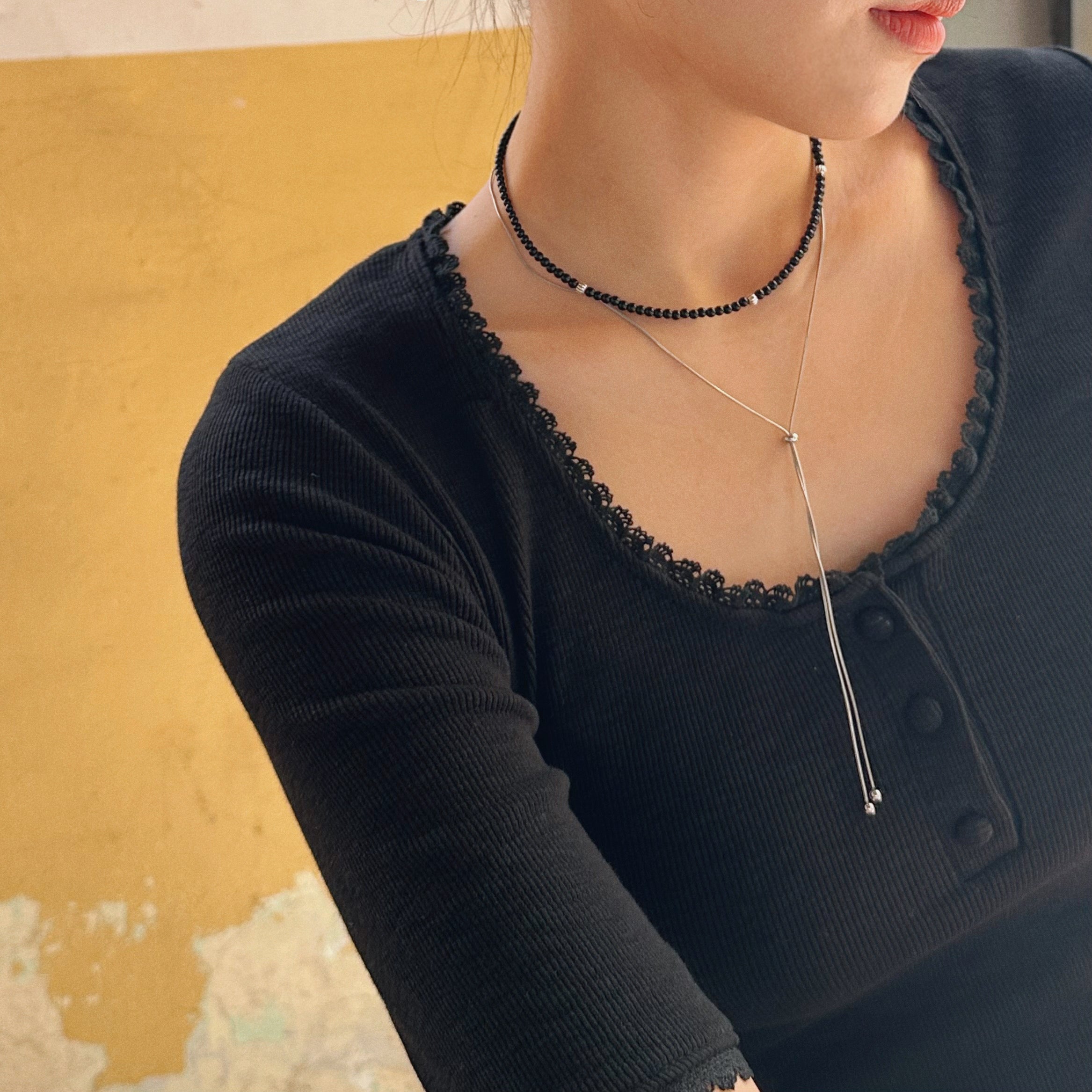 Cherry drop Necklace