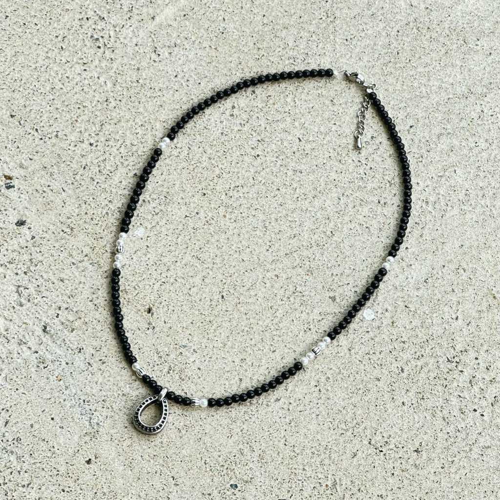 [Handmade] Lucky onyx Necklace