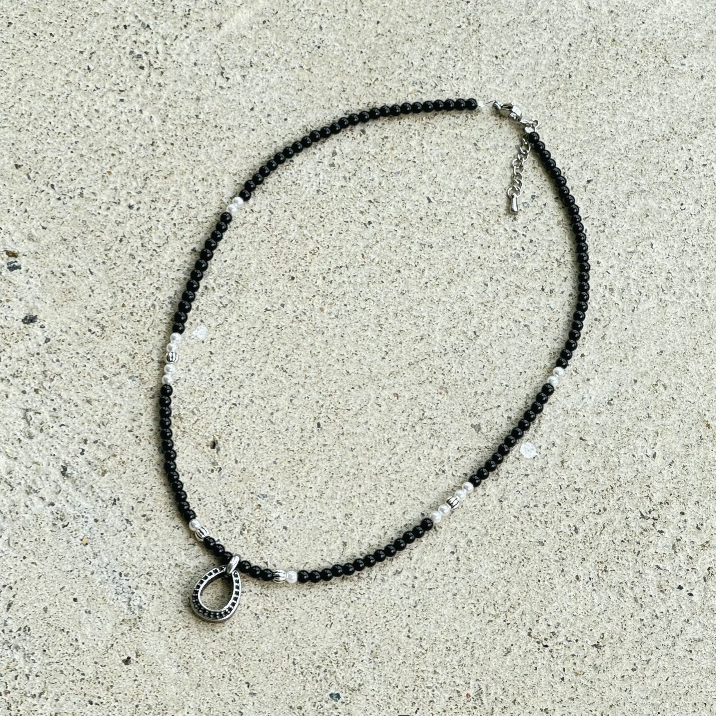 [Handmade] Lucky onyx Necklace