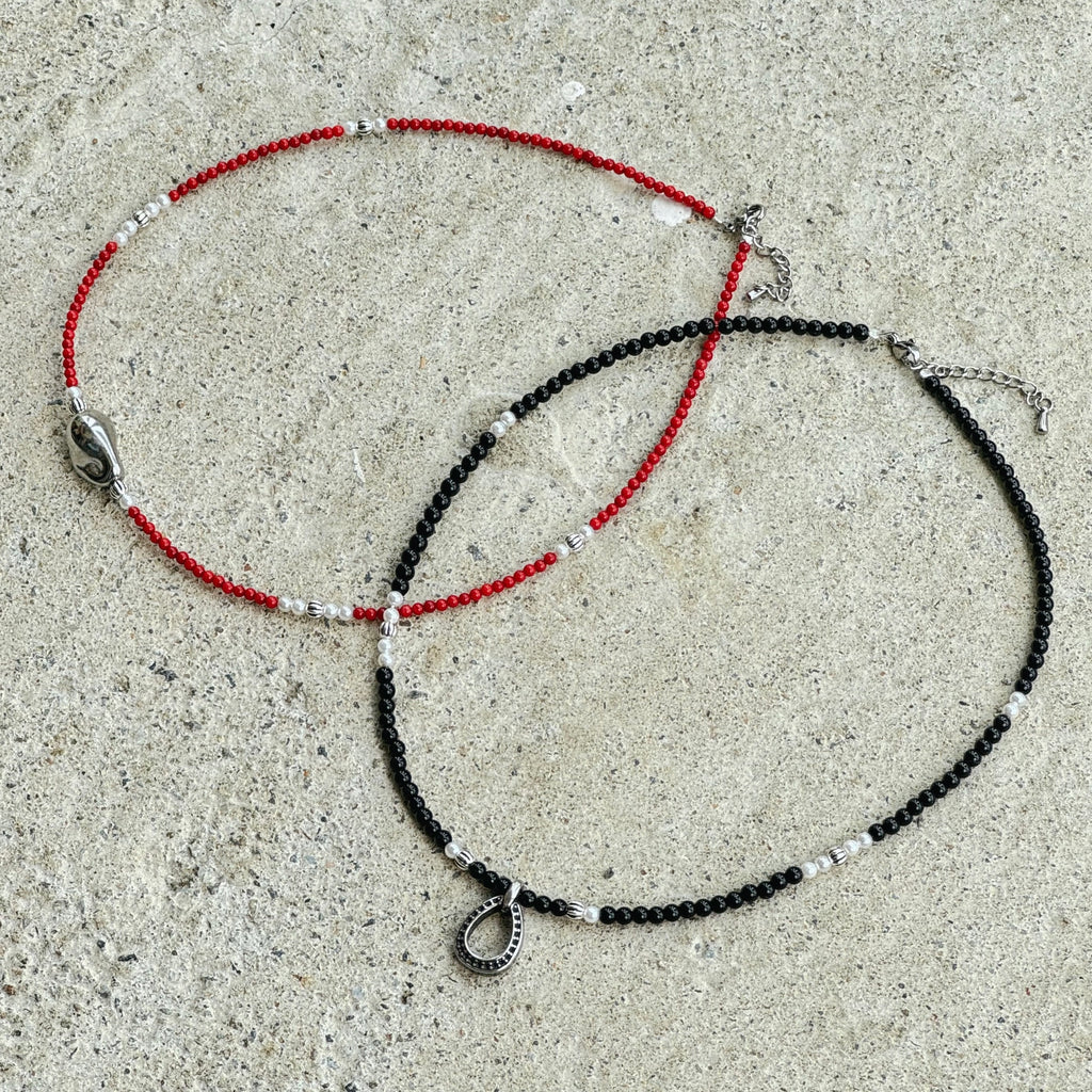 [Handmade] Lucky coral Necklace