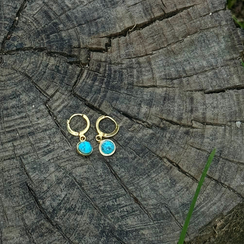 Turquoise drop Earrings