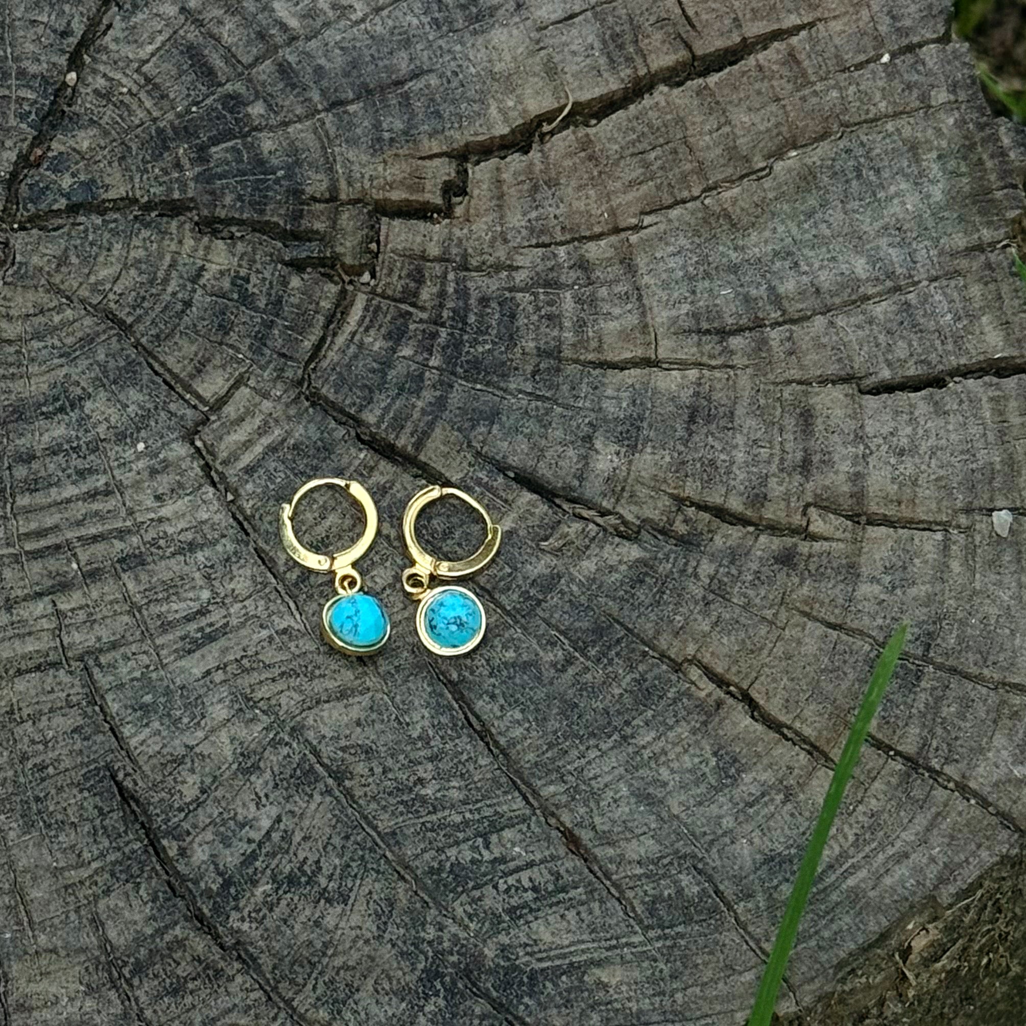 Turquoise drop Earrings