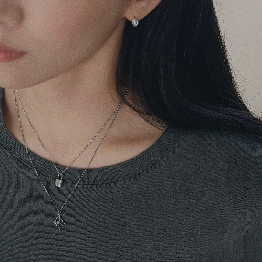 Sun and moon Earring