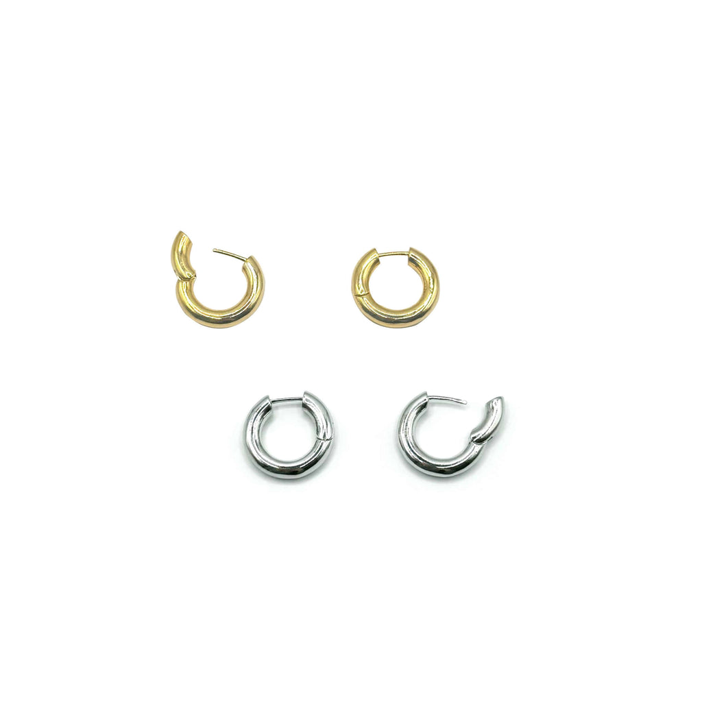 Bold Hoop Earrings (gold/silver)