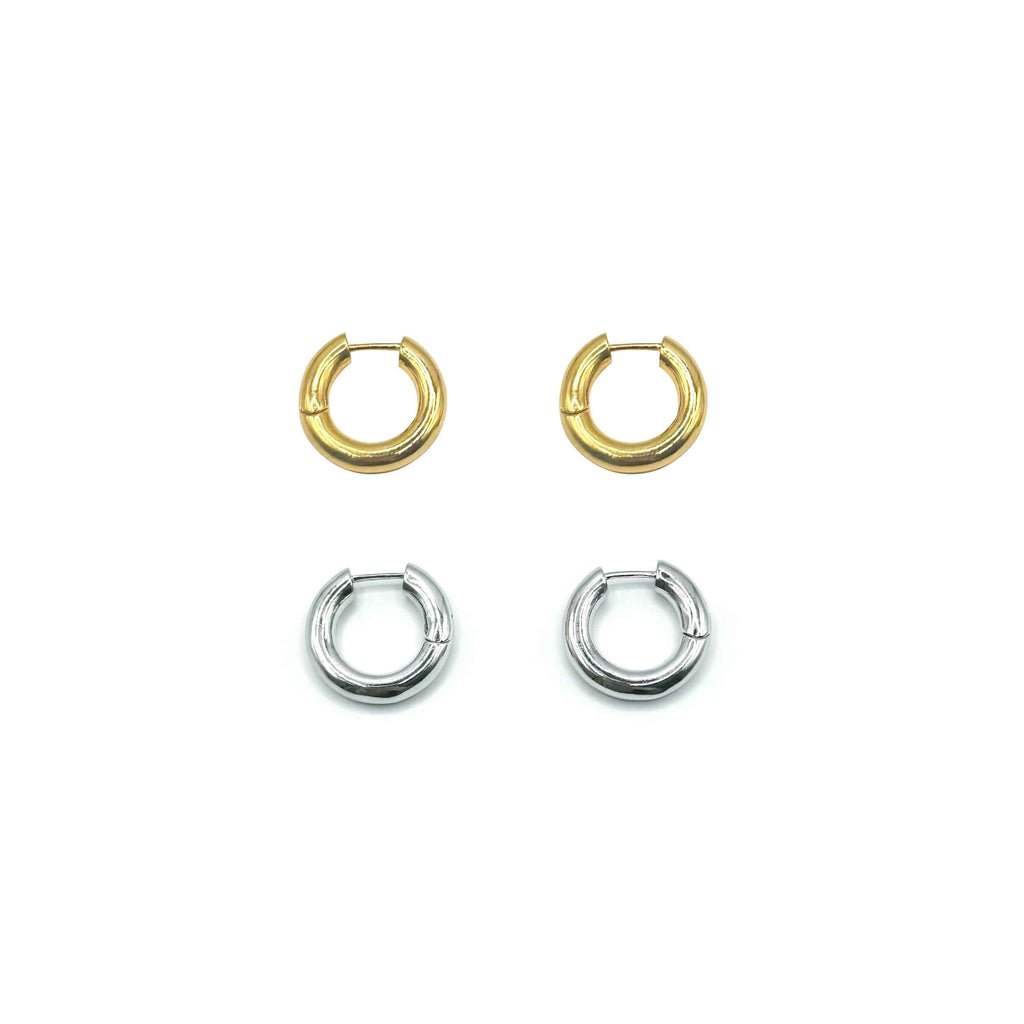 Bold Hoop Earrings (gold/silver)