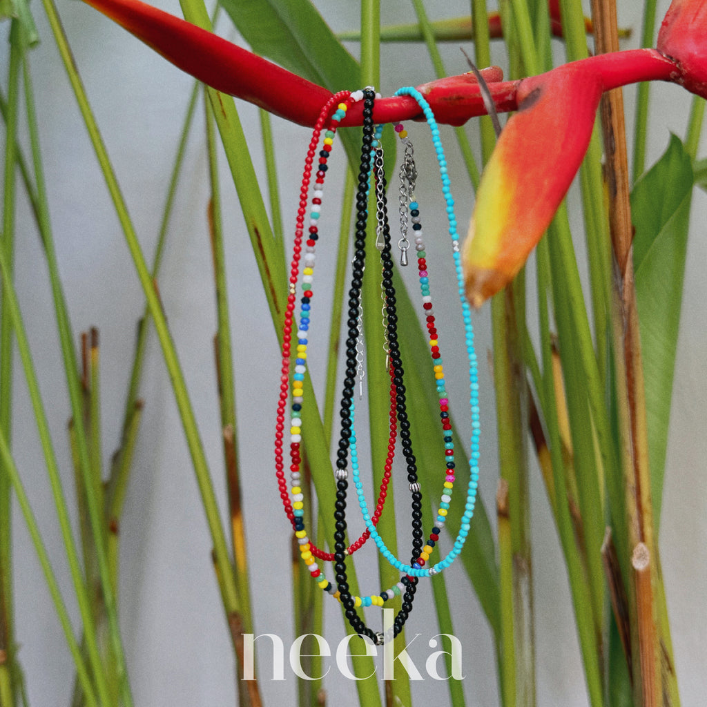 [Handmade] Rainbow Choker