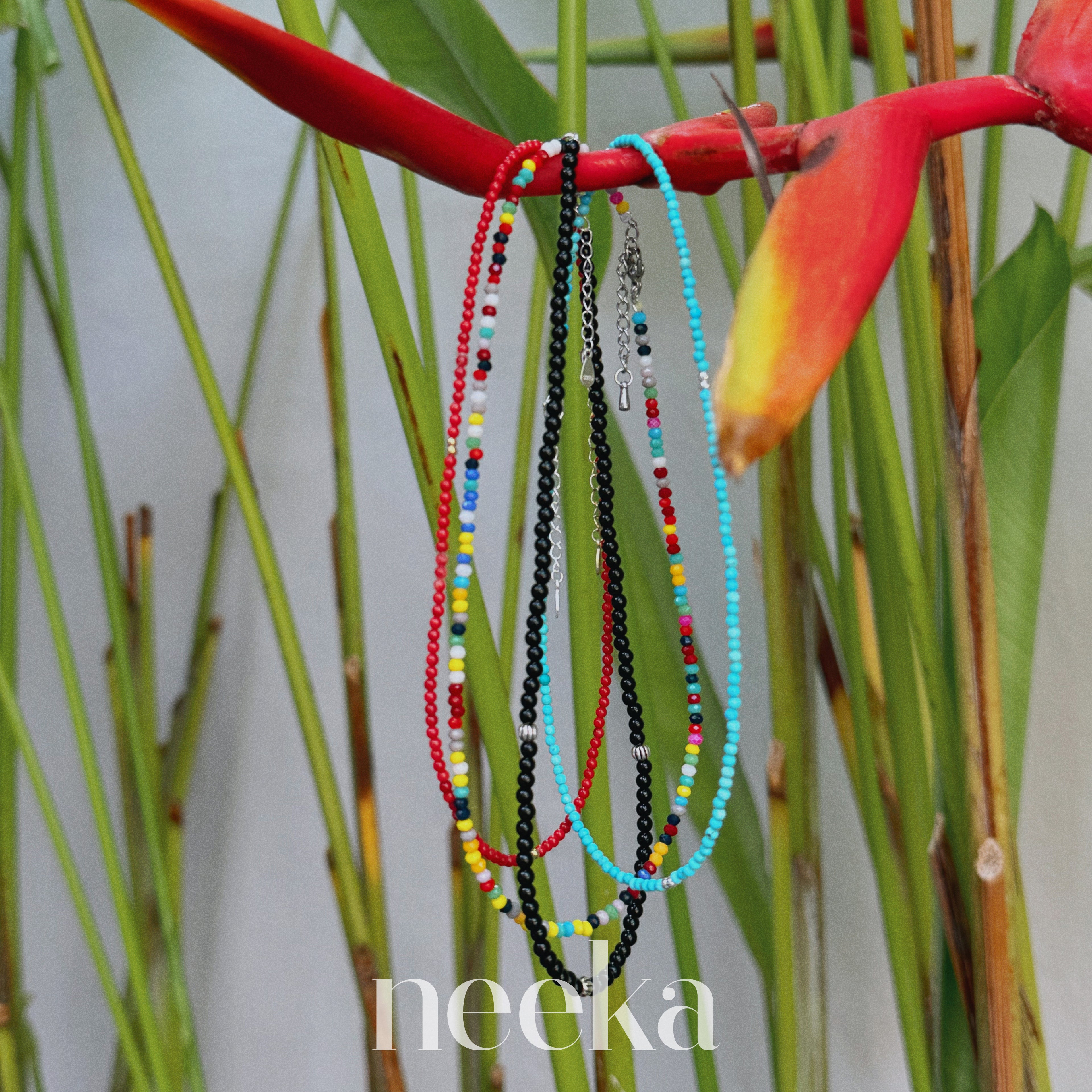 [Handmade] Rainbow Choker