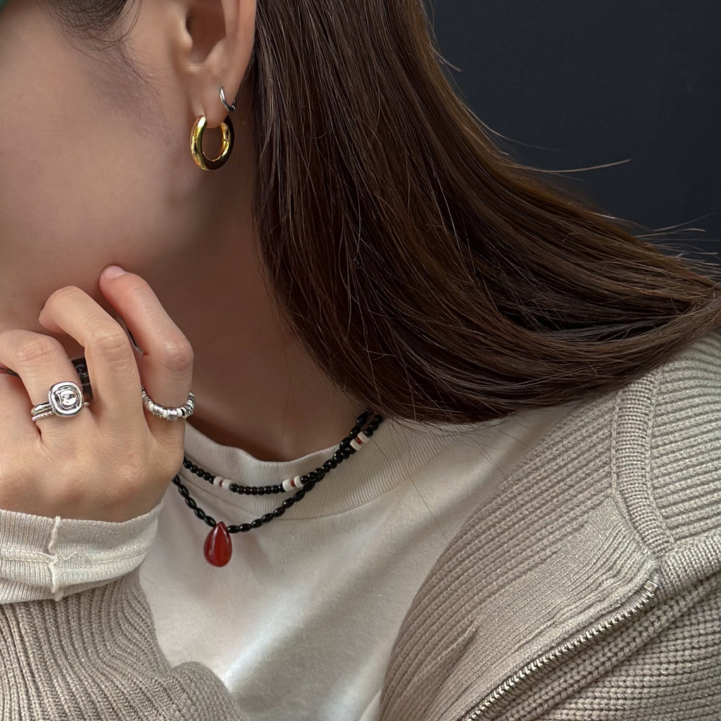 Bold Hoop Earrings (gold/silver)