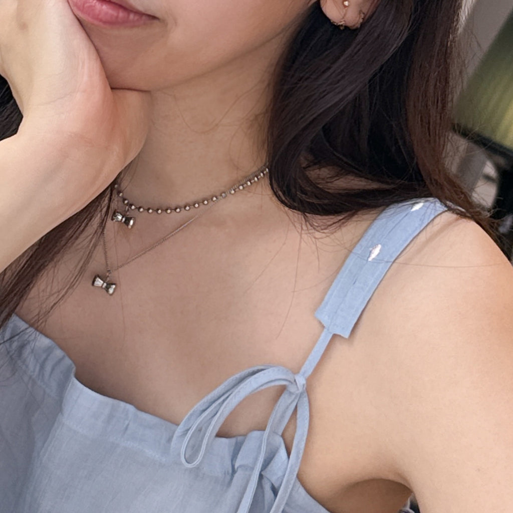 [Handmade] 'Tie me' round Necklace