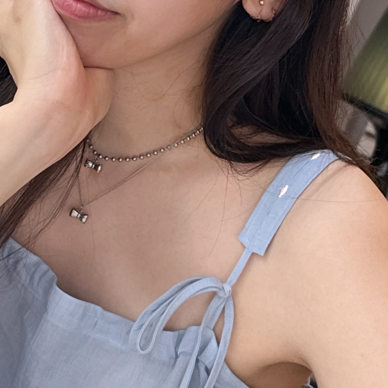 [Handmade] 'Tie me' round Necklace