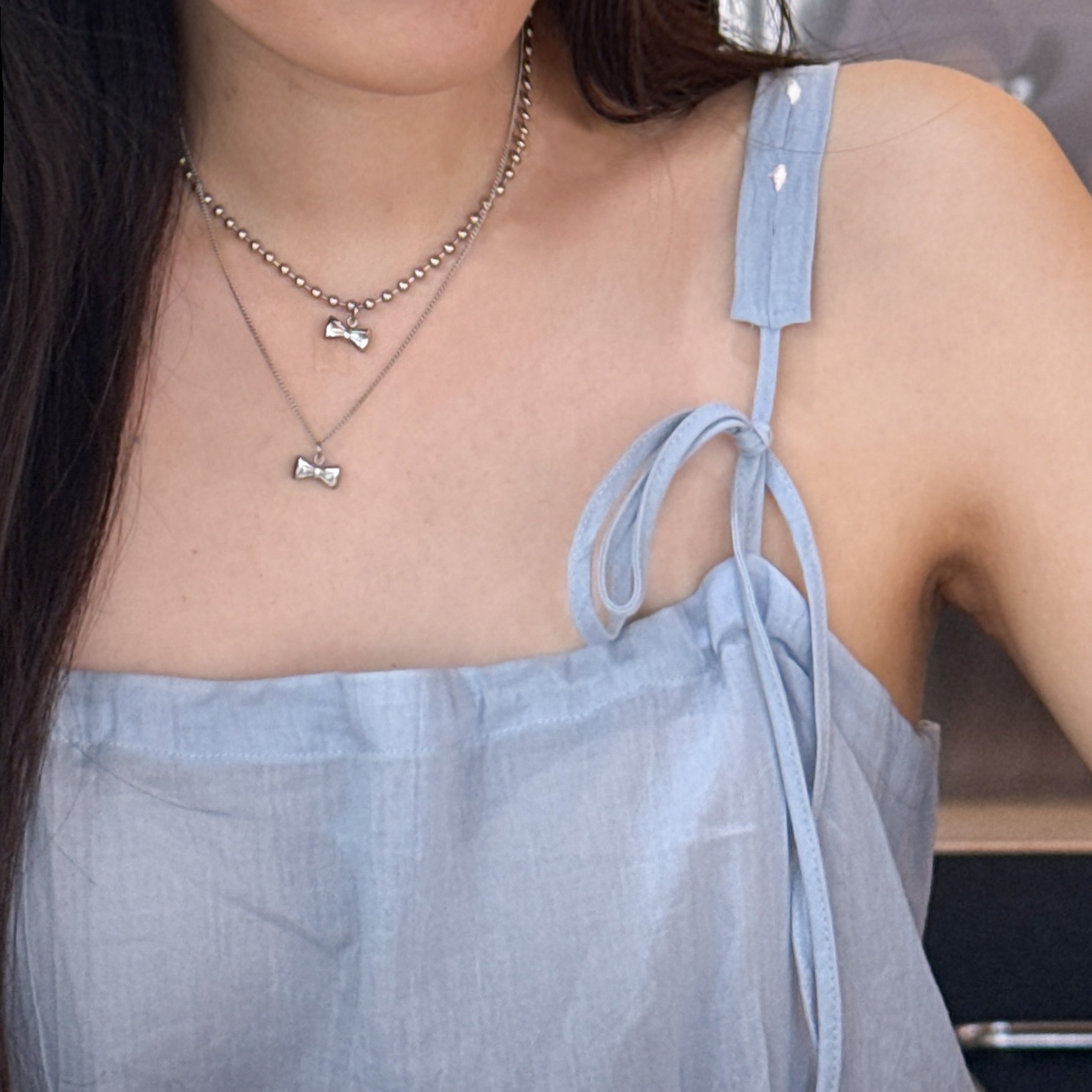 [Handmade] 'Tie me' round Necklace