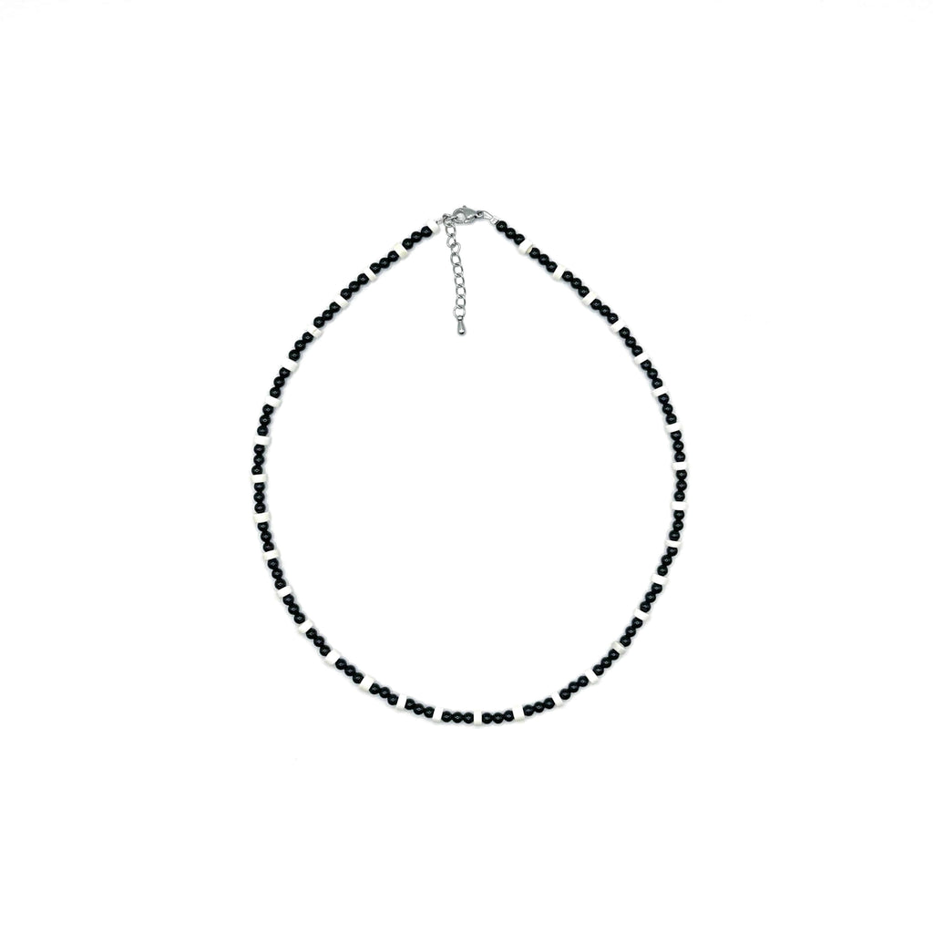 [Handmade] Monochrome Stone Necklace