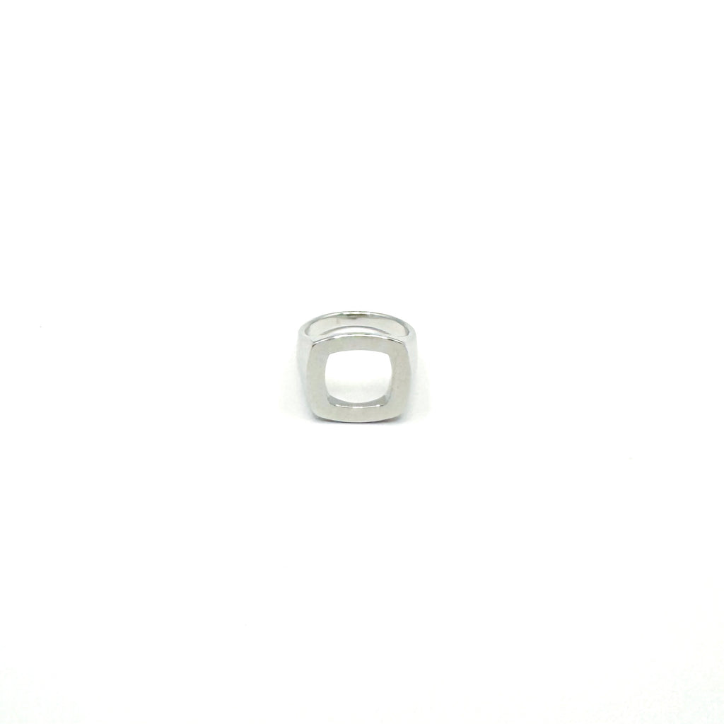 Bold Square Ring (Silver)