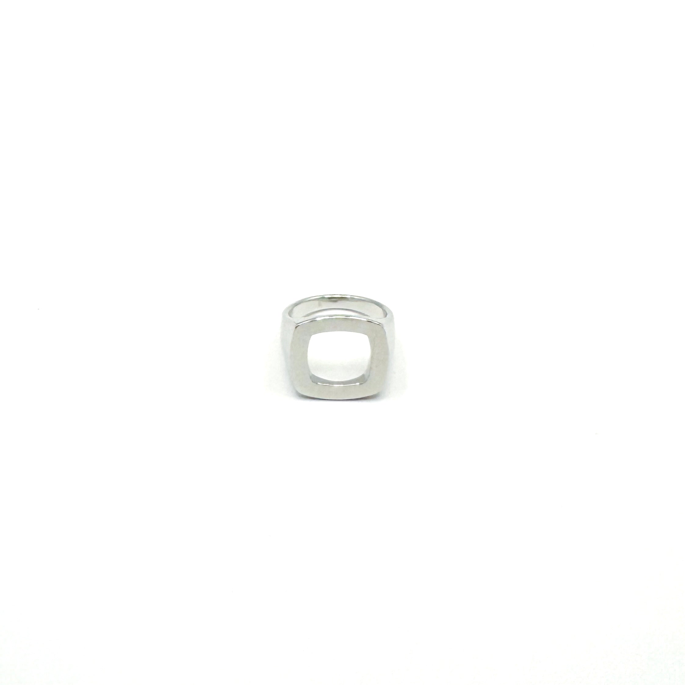 Bold Square Ring (Silver)