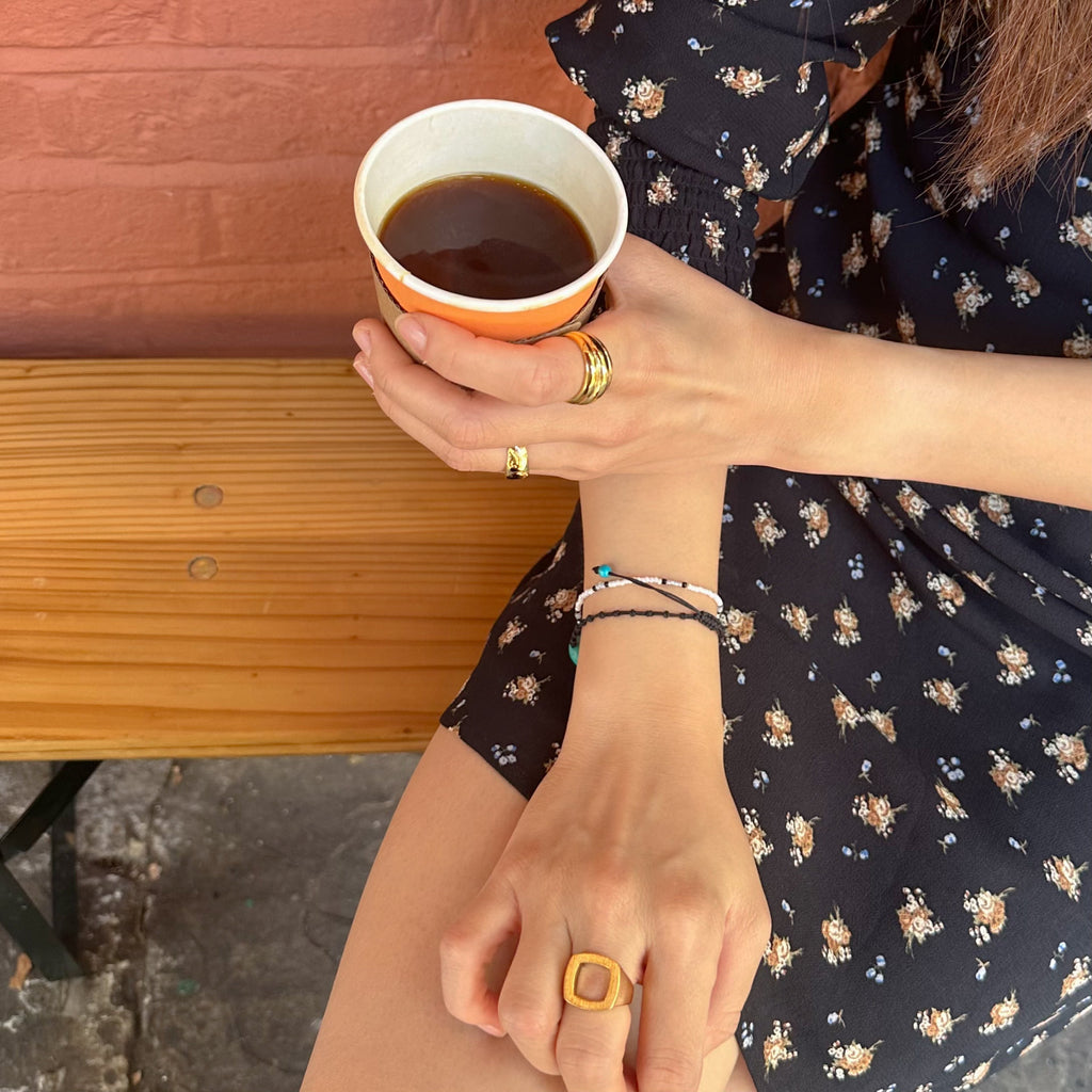 Bold Square Ring (Gold)