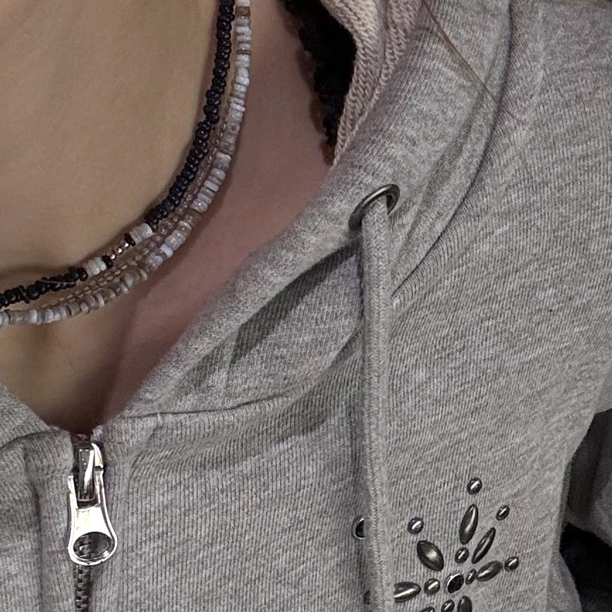 [Handmade] TRI STONE NECKLACE SET