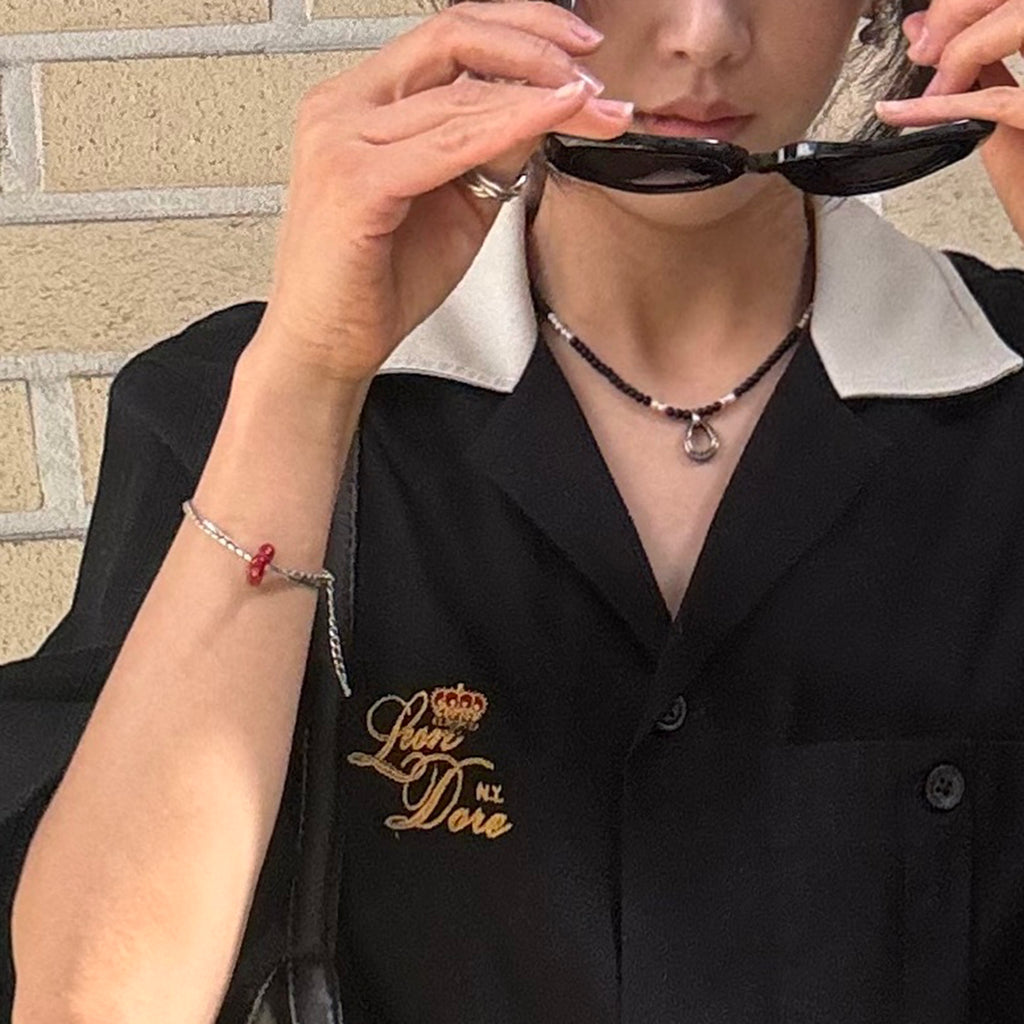 [Handmade] Lucky onyx Necklace