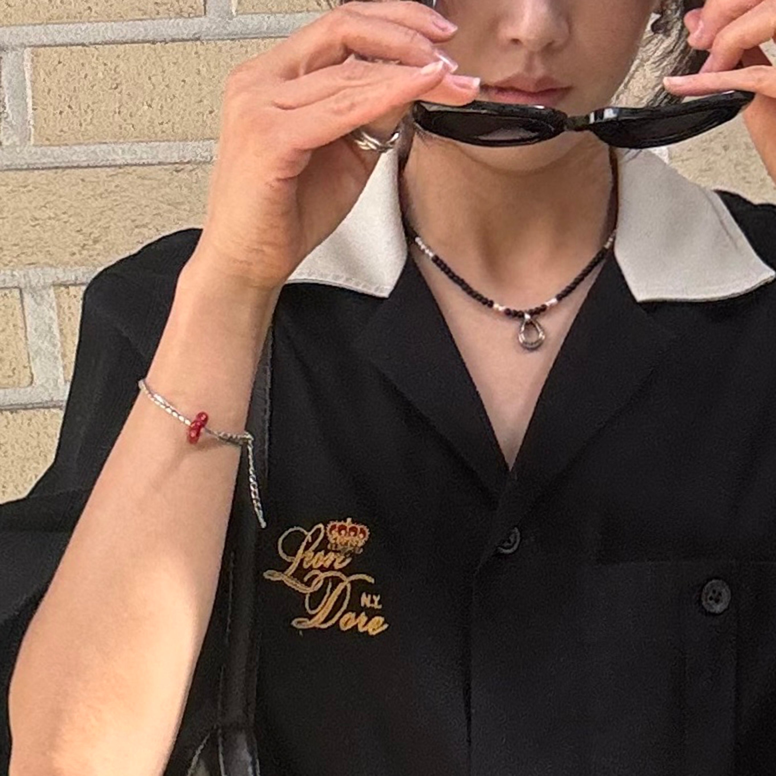 [Handmade] Lucky onyx Necklace