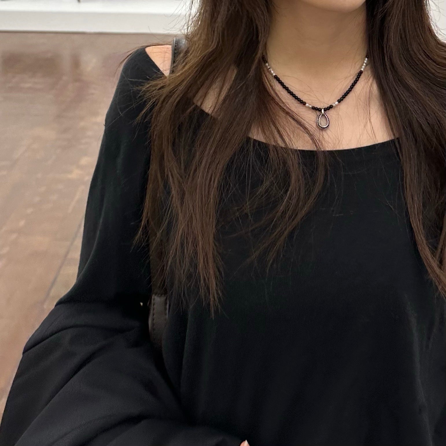 [Handmade] Lucky onyx Necklace