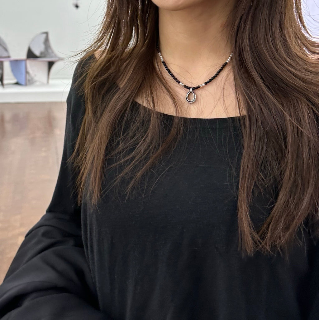 [Handmade] Lucky onyx Necklace