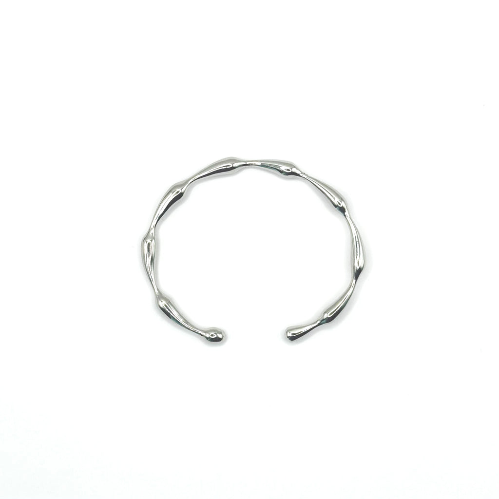 Wave cuff (Silver)
