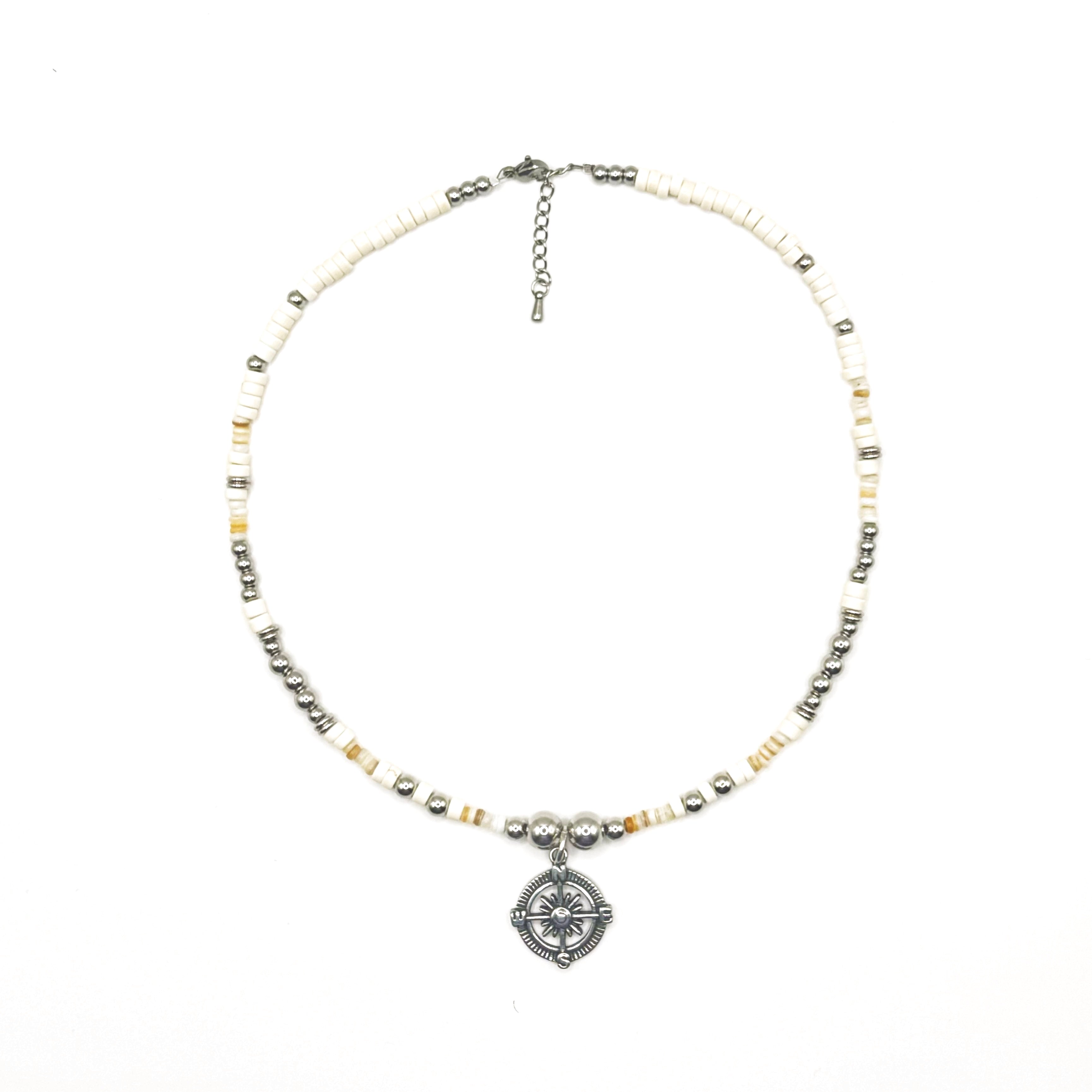 [Handmade] Compass Charm Necklace