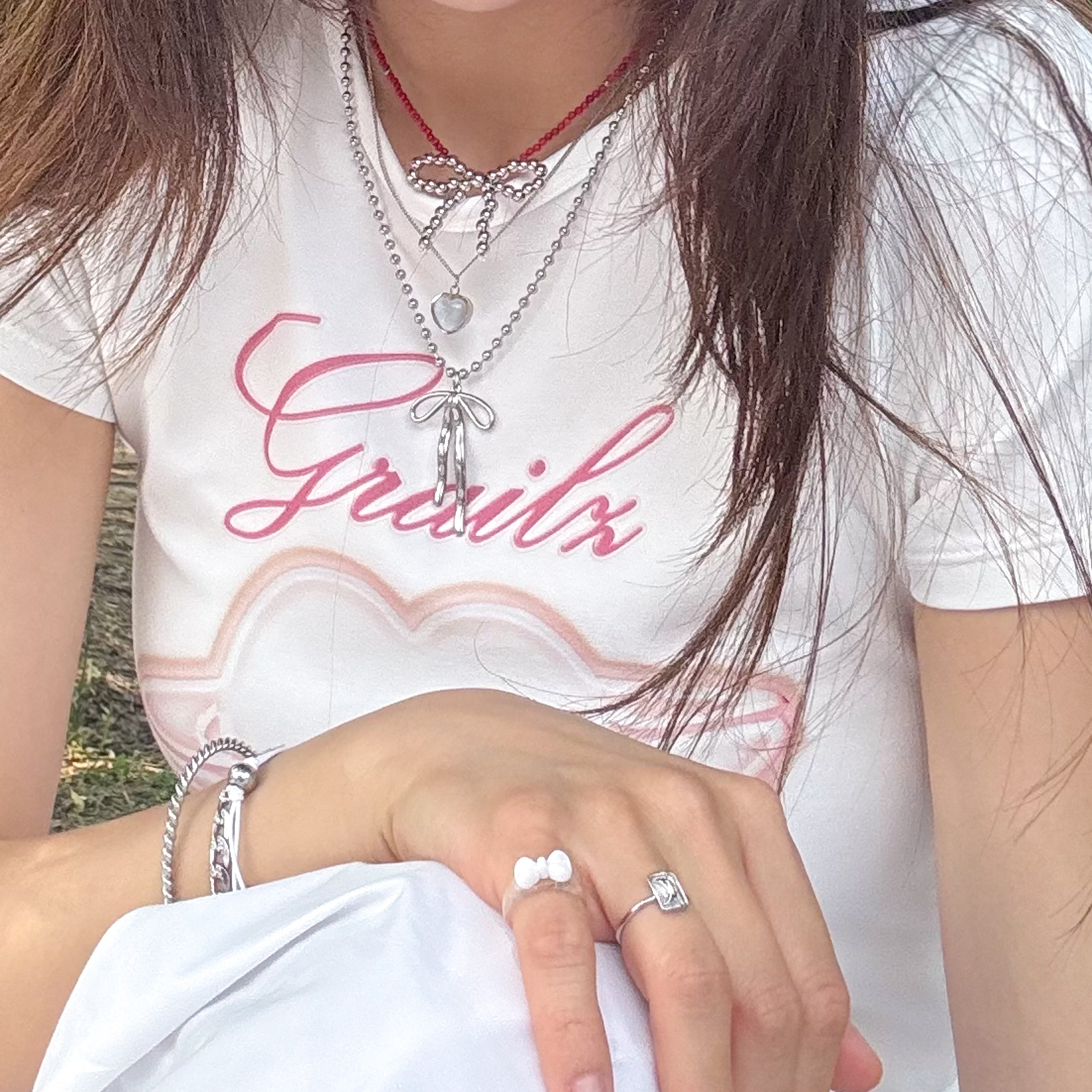 [Handmade] Aurora heart Necklace