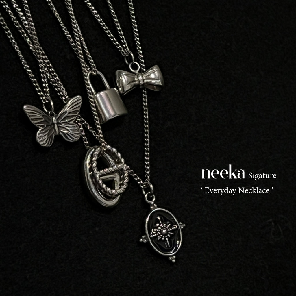 [Handmade] 'The twin' Necklace