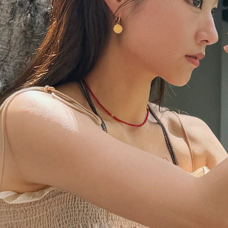 [Handmade] Coral Choker