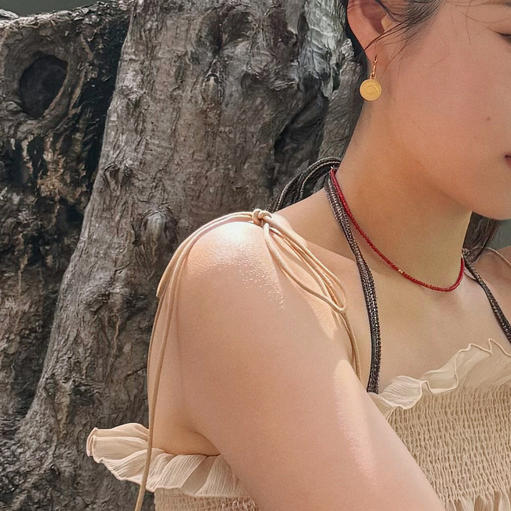 [Handmade] Coral Choker