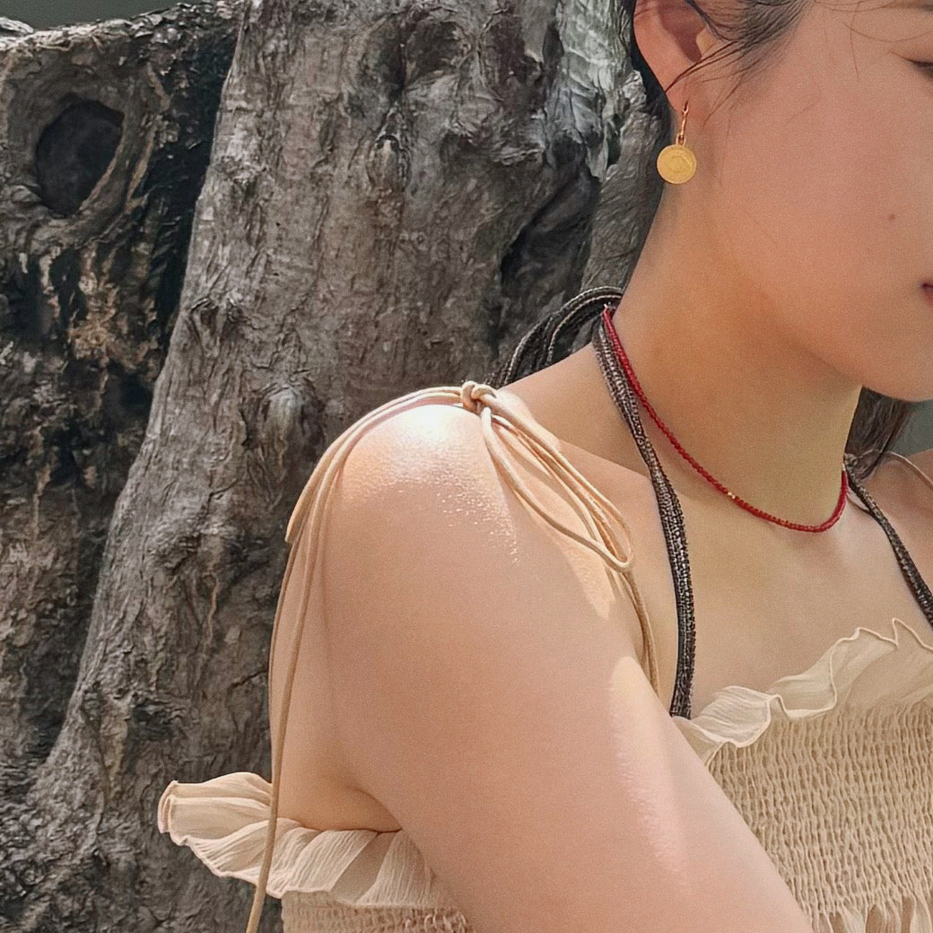 [Handmade] Coral Choker