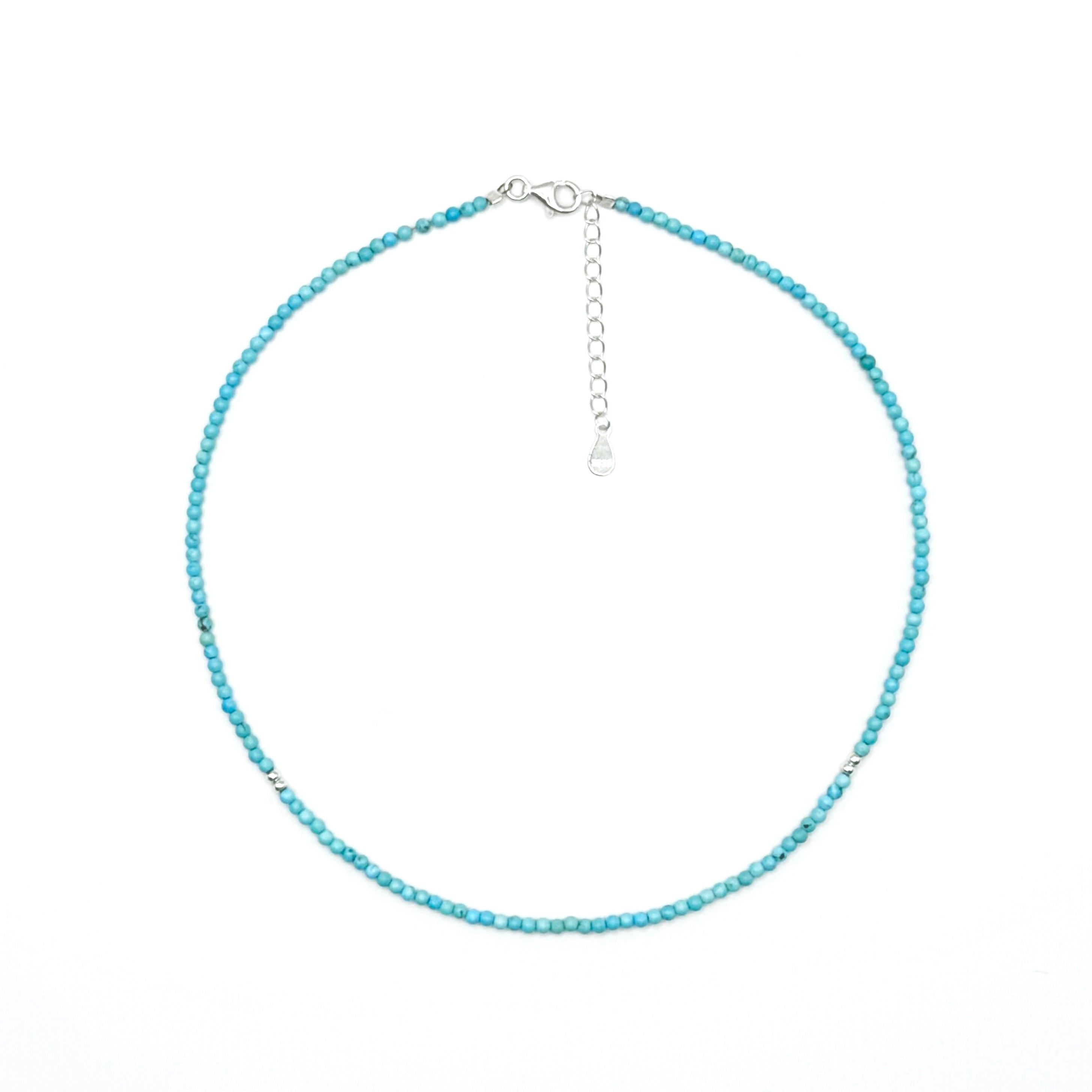 [Handmade] Blue Turquoise Choker