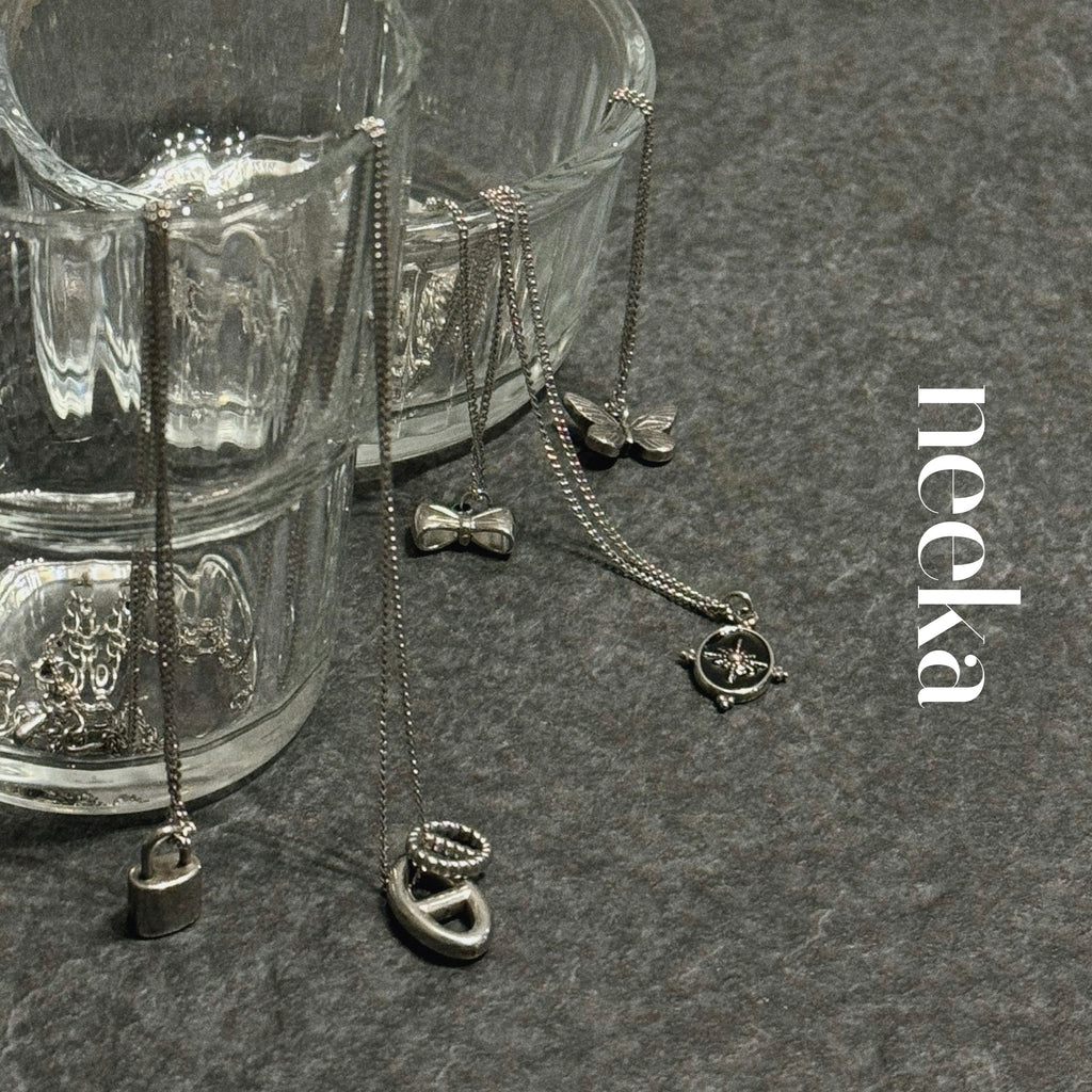 [Handmade] 'The twin' Necklace