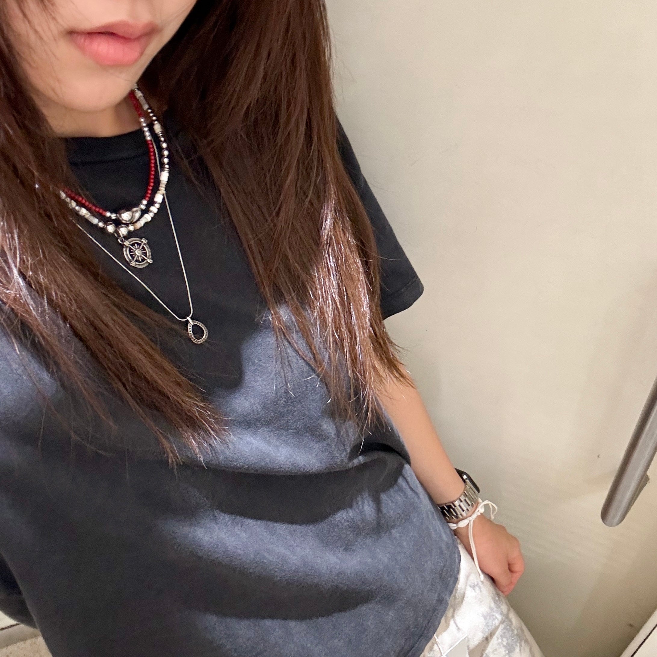 [Handmade] Compass Charm Necklace